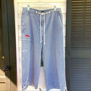 Vintage Lauren Jeans Co Railroad Stripes Capris